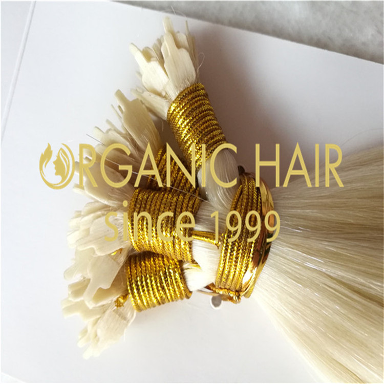Wholesale blonded flat tip hair extensions,1g/strands,100g/package A31